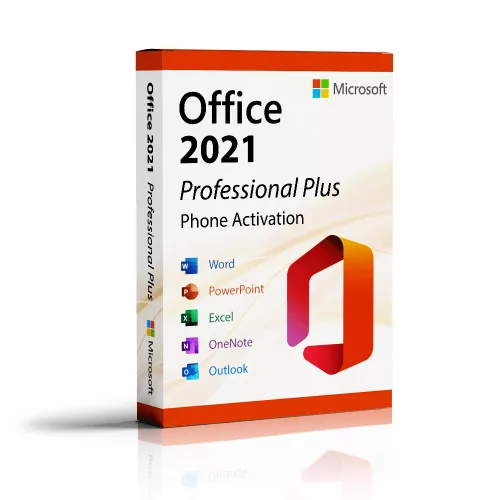 Microsoft Office 2021 Professional Plus (1 urządzenie) (Aktywacja przez telefon)