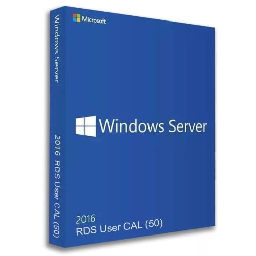 Microsoft Windows Server 2016 RDS User CAL (50 użytkowników)